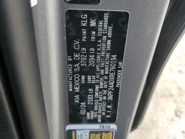 2024 KIA FORTE LX 3KPF24ADXRE760194
