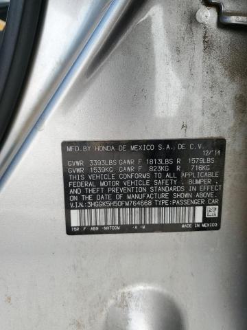 2015 HONDA FIT LX - 3HGGK5H50FM764668