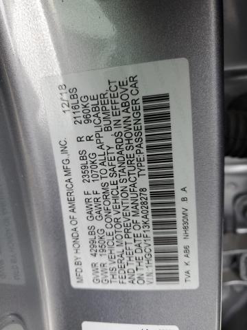 2019 HONDA ACCORD LX - 1HGCV1F13KA028278