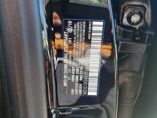 2019 MERCEDES-BENZ A 220 - WDD3G4EB6KW012413