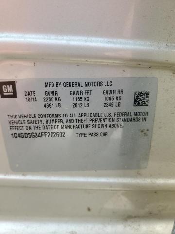 2015 BUICK LACROSSE P 1G4GD5G34FF202602