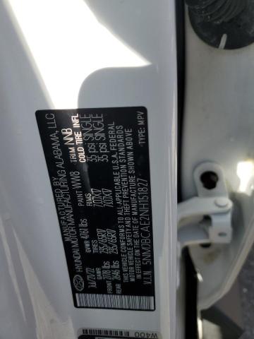 2022 HYUNDAI TUCSON SEL - 5NMJBCAE2NH151827
