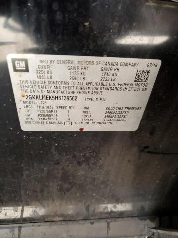 2017 GMC TERRAIN SL - 2GKALMEK5H6139562
