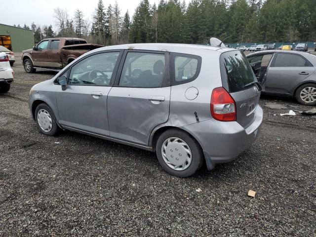 HONDA FIT 2008 silver  gas JHMGD37488S060605 photo #3