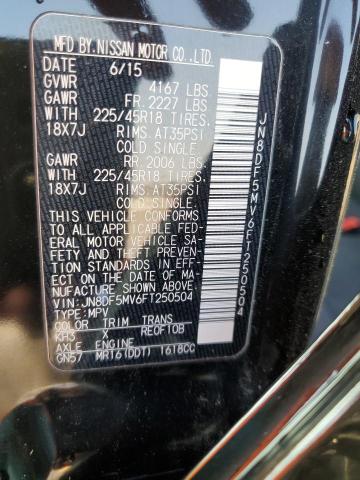 2015 NISSAN JUKE NISMO JN8DF5MV6FT250504