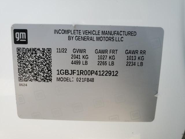 2023 CHEVROLET BOLT EV 1GBJF1R00P4122912