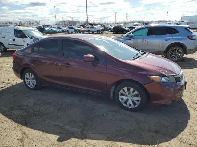 Vin: 2hgfb2f54ch582673, lot: 50670215, honda civic lx 20124