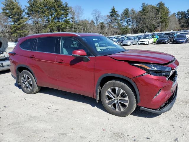 Vin: 5tdhzrbh8ns575998, lot: 47861565, toyota highlander xle 20224