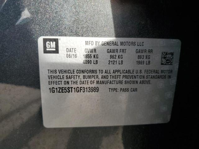 2016 CHEVROLET MALIBU LT - 1G1ZE5ST1GF313989