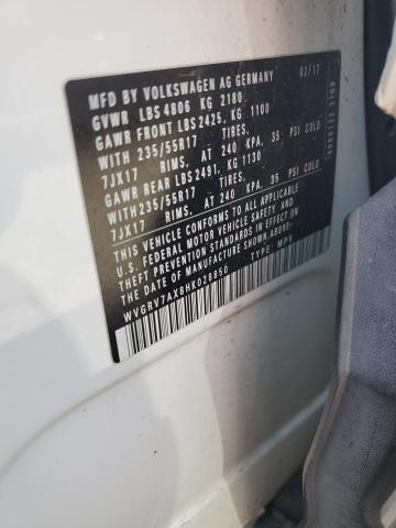 2017 VOLKSWAGEN TIGUAN WOL - WVGRV7AX8HK028850