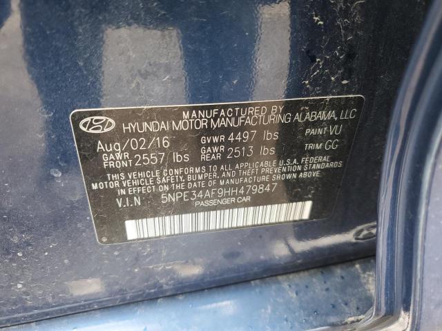 2017 HYUNDAI SONATA SPO - 5NPE34AF9HH479847