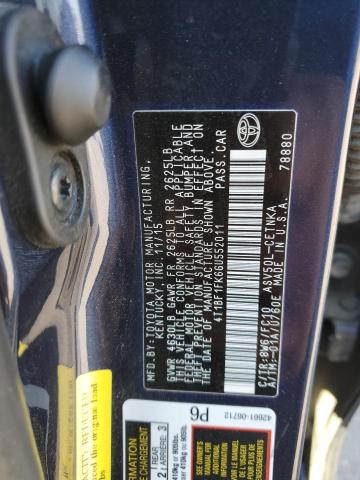 2016 TOYOTA CAMRY LE - 4T1BF1FK6GU552011
