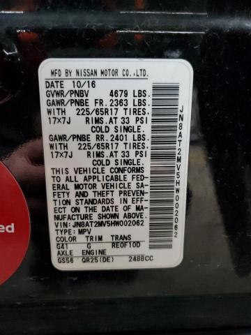 2017 NISSAN ROGUE S - JN8AT2MV5HW002062