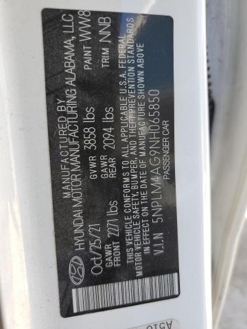 2022 HYUNDAI ELANTRA SE - 5NPLM4AG9NH065850