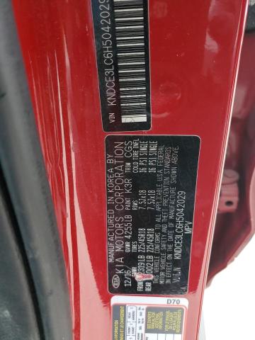 2017 KIA NIRO EX TO - KNDCE3LC6H5042029