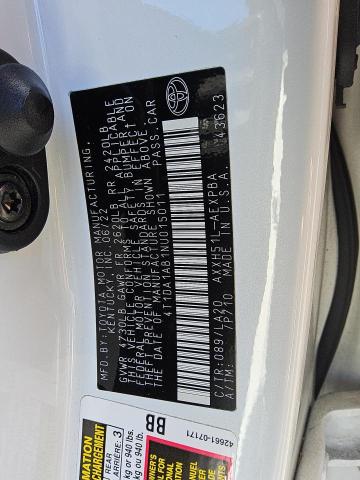 2022 TOYOTA AVALON LIM - 4T1DA1AB1NU015011