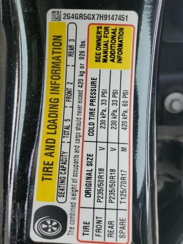 2017 BUICK REGAL PREM 2G4GR5GX7H9147451