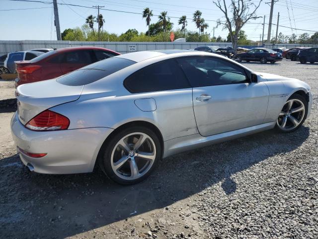 BMW 650 I 2008 silver  gas WBAEA53518CV91793 photo #4