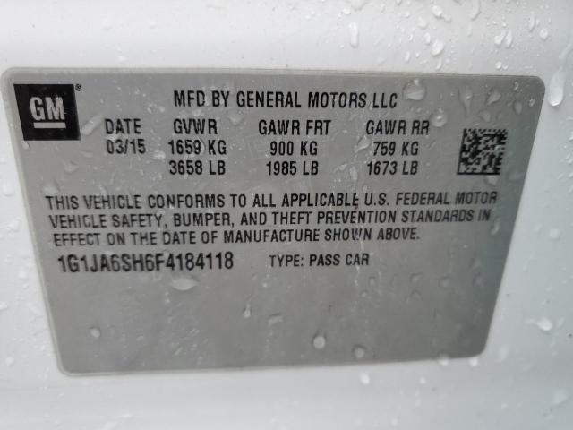 2015 CHEVROLET SONIC LS - 1G1JA6SH6F4184118