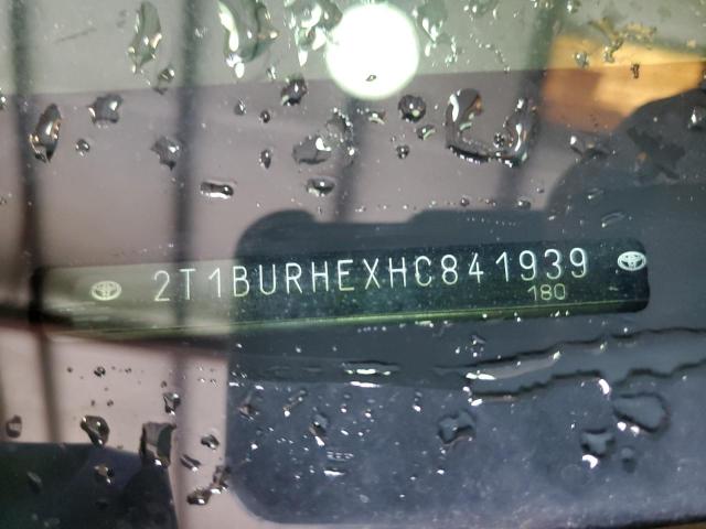2017 TOYOTA COROLLA L - 2T1BURHEXHC841939