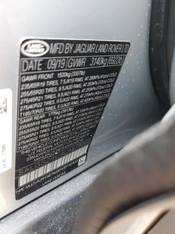 2020 LAND ROVER RANGE ROVE - SALGS2RU4LA578989