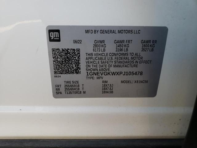 2023 CHEVROLET TRAVERSE L - 1GNEVGKWXPJ105478