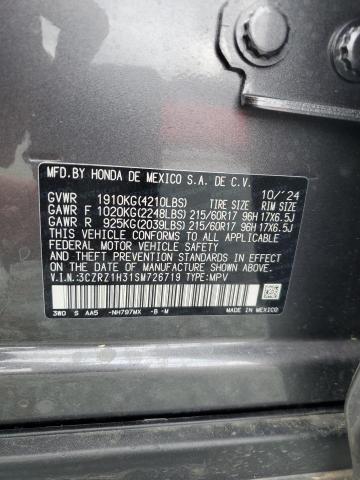 2025 HONDA HR-V LX - 3CZRZ1H31SM726719