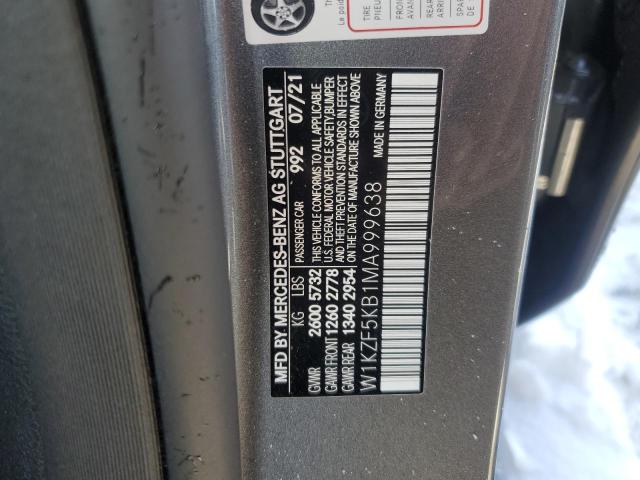 2021 MERCEDES-BENZ E 450 4MAT - W1KZF5KB1MA999638