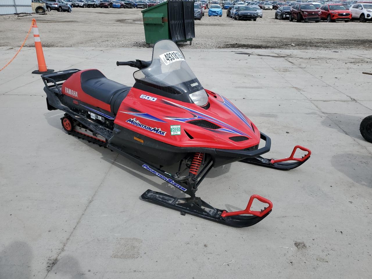  Salvage Yamaha Snowmobile