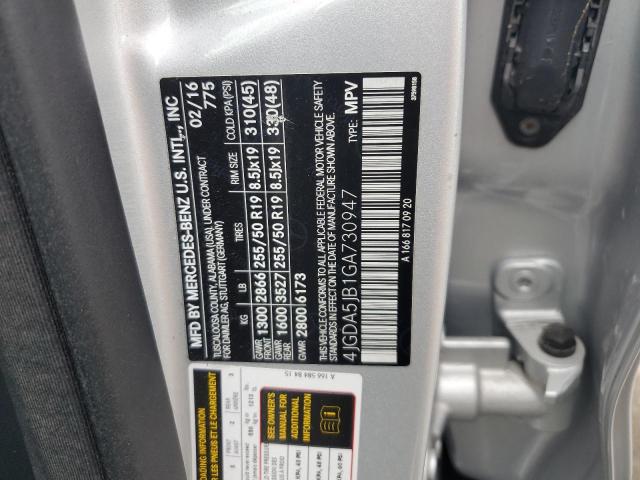 2016 MERCEDES-BENZ GLE 350 - 4JGDA5JB1GA730947