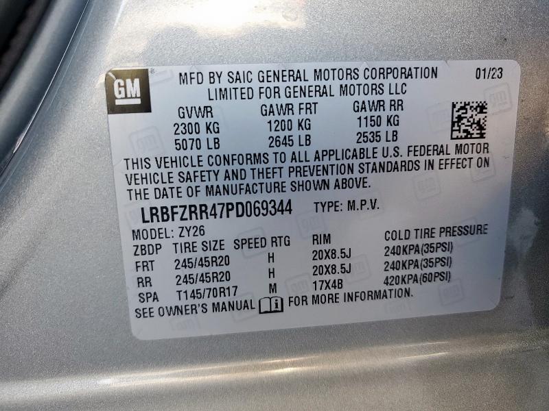 2023 BUICK ENVISION A - LRBFZRR47PD069344