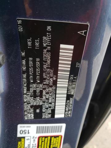 2016 TOYOTA SIENNA XLE 5TDDK3DC2GS131181