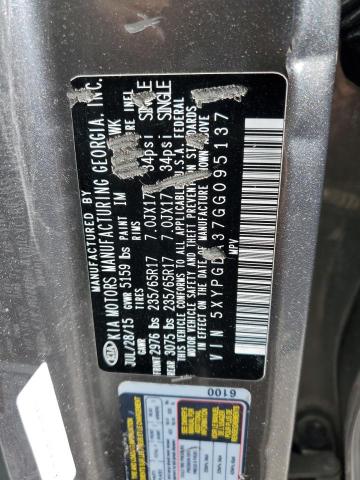 2016 KIA SORENTO LX - 5XYPGDA37GG095137