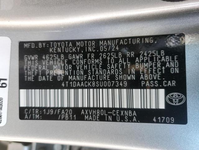2025 TOYOTA CAMRY XSE - 4T1DAACK8SU007349