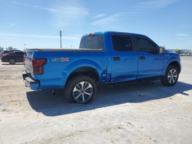FORD F150 SUPER 2019 blue  gas 1FTEW1CP5KFA08064 photo #4