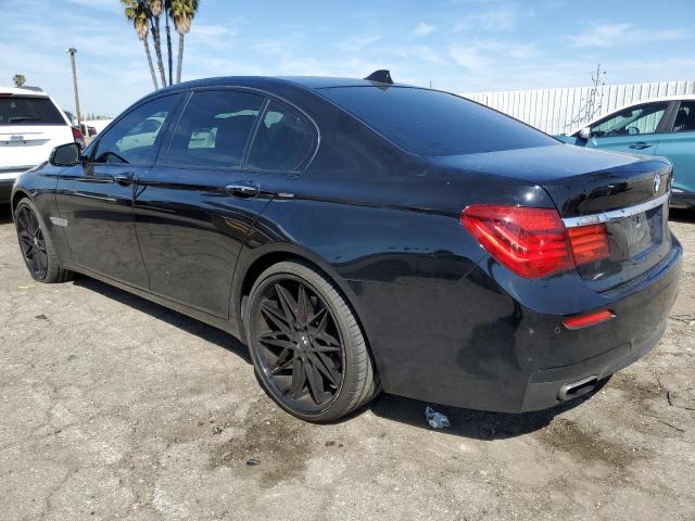 BMW 740 I 2015 black  gas WBAYA6C58FD827009 photo #3