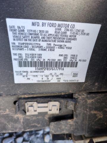 2015 FORD TAURUS 4D 1FAHP2F85FG177916
