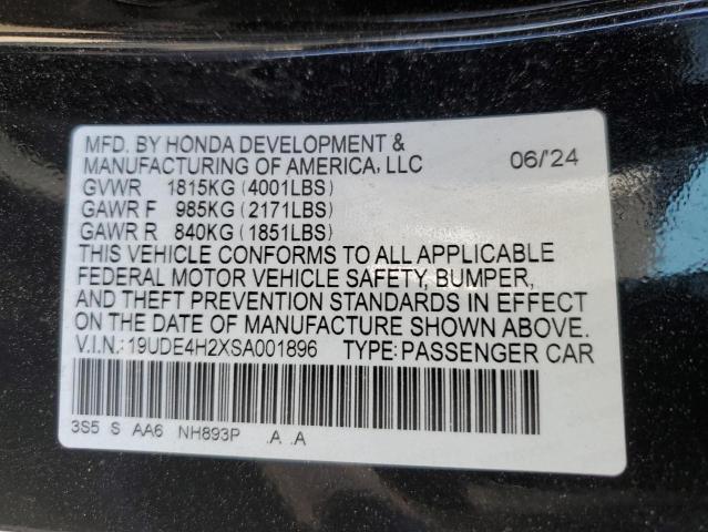 2025 ACURA INTEGRA 19UDE4H2XSA001896