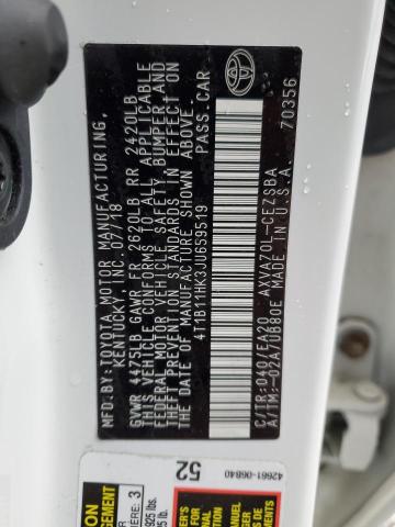 2018 TOYOTA CAMRY L - 4T1B11HK3JU659519