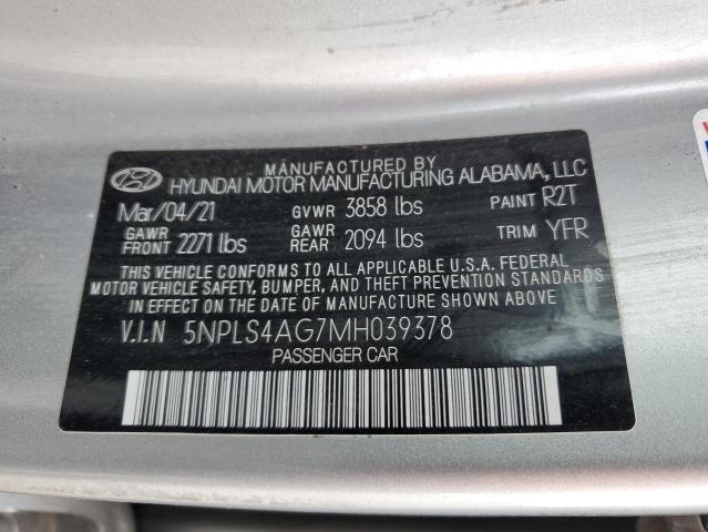 2021 HYUNDAI ELANTRA SE - 5NPLS4AG7MH039378