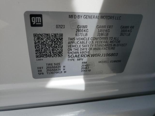 2024 BUICK ENCLAVE AV - 5GAERDKW0RJ106803