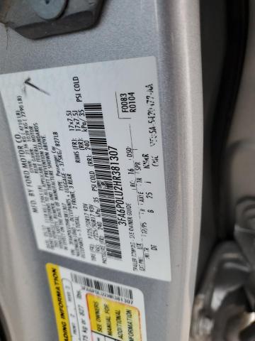 2017 FORD FUSION SE - 3FA6P0LU2HR381307