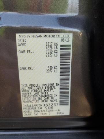 2016 NISSAN ALTIMA 2.5 - 1N4AL3AP7GN387237