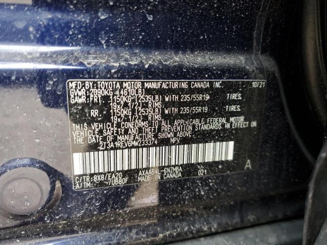 2021 TOYOTA RAV4 XLE P - 2T3A1RFV6MW233374