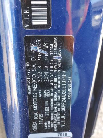 2020 KIA FORTE FE 3KPF24AD2LE197469