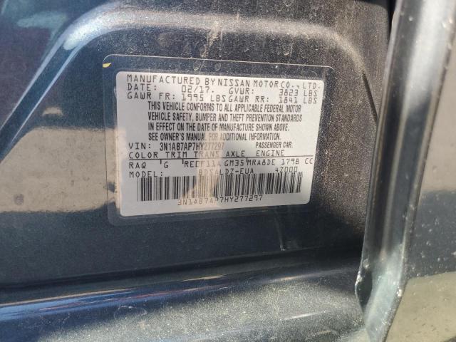 2017 NISSAN SENTRA S - 3N1AB7AP7HY277297