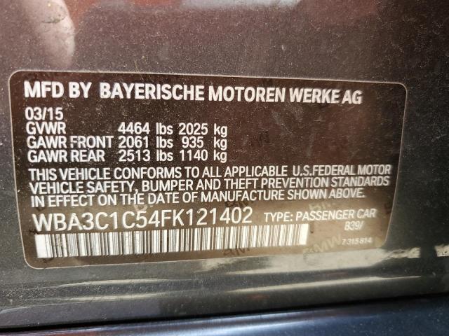 2015 BMW 328 I SULE - WBA3C1C54FK121402