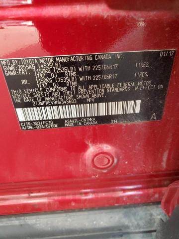 2017 TOYOTA RAV4 XLE - 2T3WFREV9HW345603