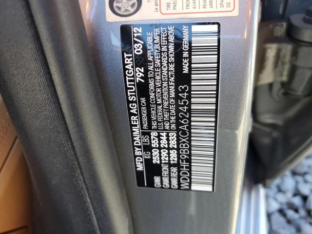 2012 MERCEDES-BENZ E 550 4MAT - WDDHF9BBXCA624543