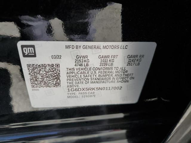 2022 CADILLAC CT5 LUXURY - 1G6DX5RK5N0117002